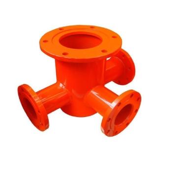 Подставка пожарная стальная ППТФ 200х200 Ру 10 Техкомплект (усиленная)