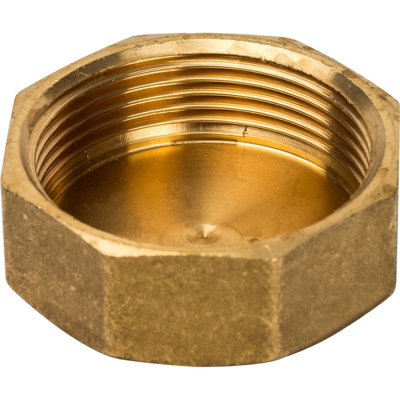 Заглушка латунь ВР Ду 50 (2")