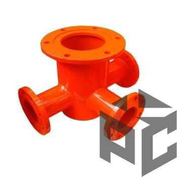 Подставка пожарная стальная ППТФ 300х200 Ру 10 Техкомплект (усиленная) от производителя "Рускон"