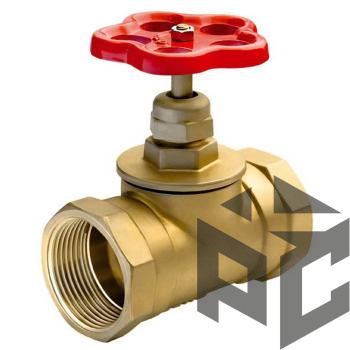 Клапан (вентиль) запорный латунный 15б1п Ду 32 (1 1/4") Ру 16 от производителя "Рускон"