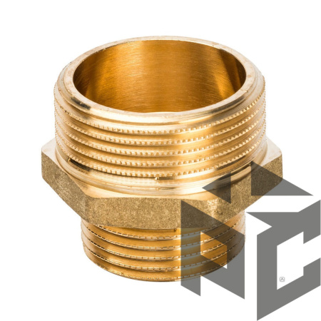 Ниппель переходной латунь НР/НР Ду 20x50 (3/4"х2") от производителя "Рускон"
