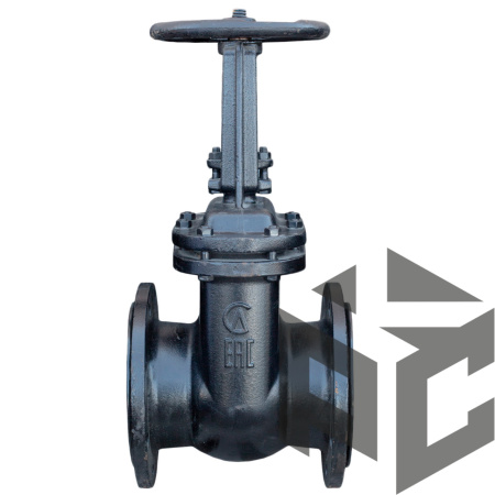 Задвижка чугунная параллельная 30ч6бр Ду 125 Ру 16 (Семёнов) от производителя "Рускон"